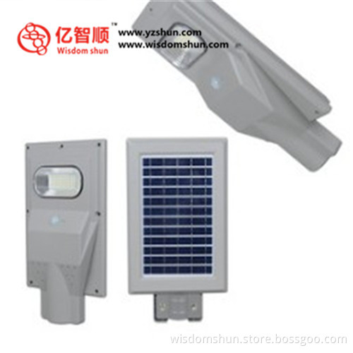 IP65 outdoor waterproof one integrated solar street lights 8w 10w 12w 15w 18w